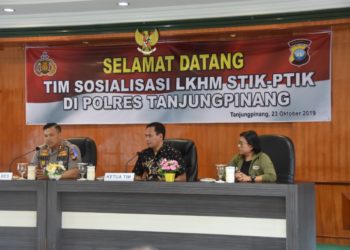 LKHM STIK Laksanakan Sosialisasi di Polres Tanjungpinang.