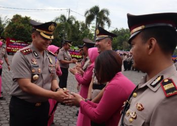 6 Orang Pejabat Dipolres Tanjungpinnang Diserahterimakan