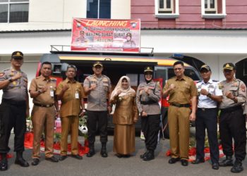 Polres Tanjungpinang Launcing Mobil Pelayanan Kelilig.