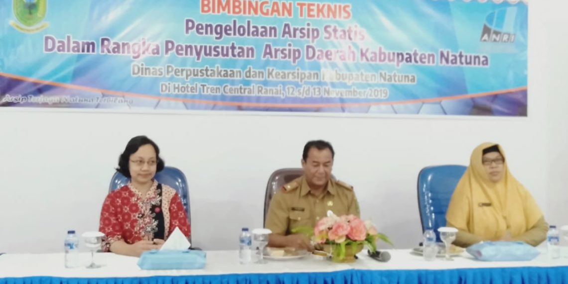 Dinas Arsip Natuna Gelar Acara Kearsipan, Hadirkan Nara Sumber Dari Jakarta