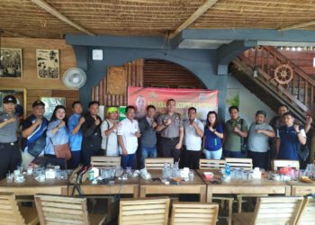 Polsek Bintim Gelar Coffe Morning Bersama Para Insan Pers