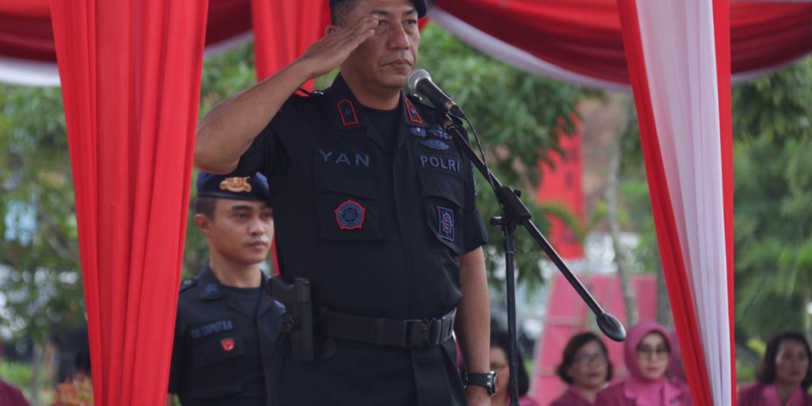 Waka Polda Kepri Pimpin Upacara Peringati HUT ke 74 Korps Brimob
