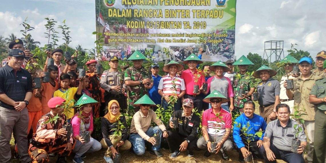 Kodim 0315/Bintan Gelar Acara Binter Terpadu di Desa Toapaya