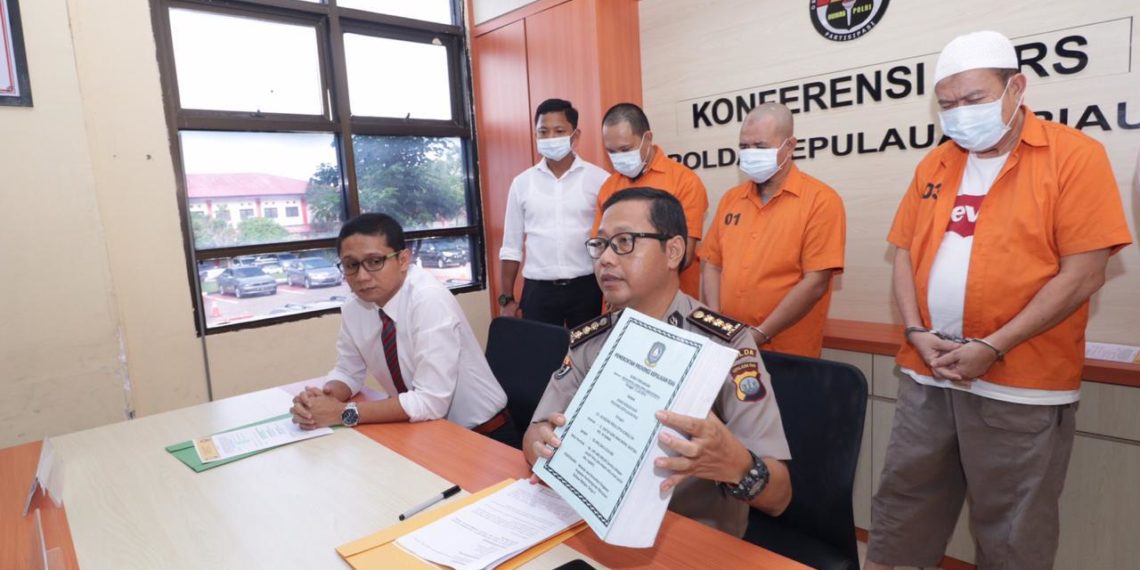 Ditreskrimsus Polda Kepri Unkap Tindak Pidana Koroupsi Pembangunan Monumen Bahasa Melayu