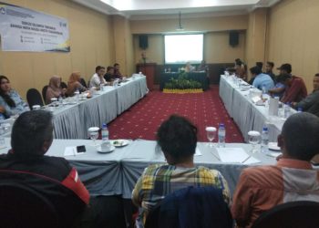 Kantor Bahasa Provinsi Kepri Gelar Acara Diskusi Kelompok Terpumpun Bahasa Media Masa.