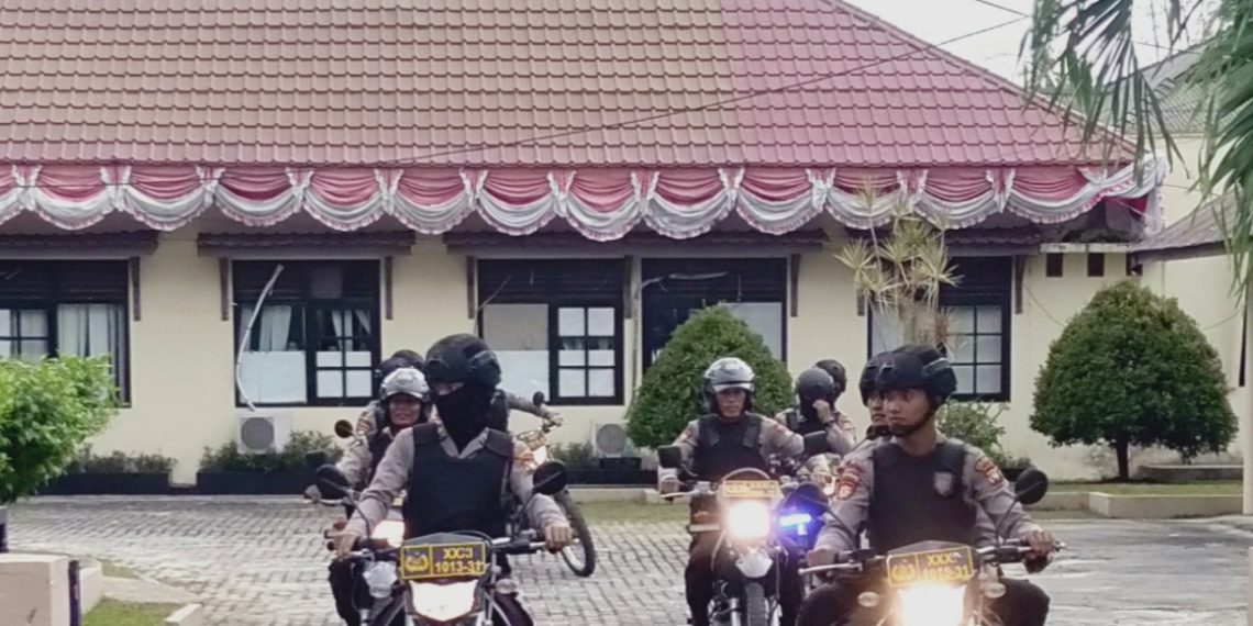 Polres Natuna Patroli Untuk Memastikan Keamanan Usai Pilkades