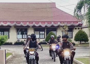 Polres Natuna Patroli Untuk Memastikan Keamanan Usai Pilkades