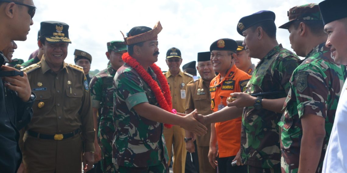 Panglima TNI Tinjau Kesiapan Lahan Pembangunan Makogabwilhan I di Kepri