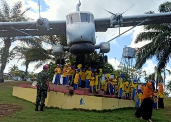 Antusias Anak-anak Rahdatul Athfal Aisyah Untuk Mengunjungi Mako Lantamal IV