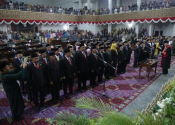 45 Anggota DPRD Kepri Priode 2019-2024 Resmi Dilantik