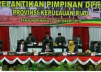 Jumaga Nadeak Kembali Nahkhodai DPRD Kepri 2019-2024.