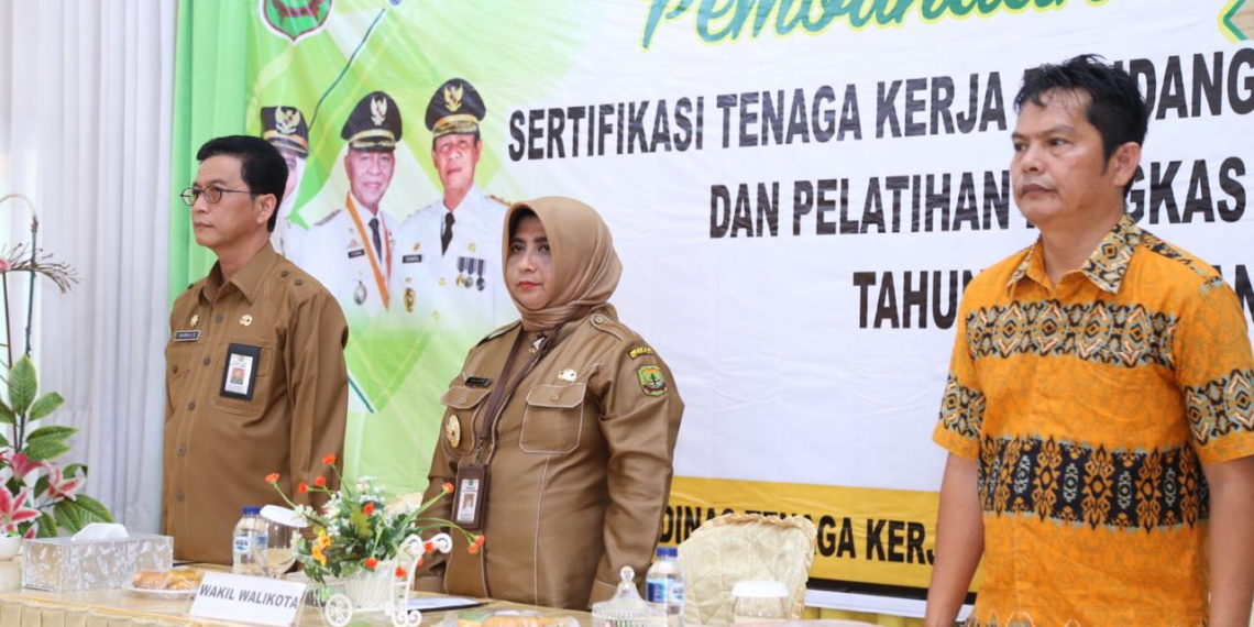 Pemko Tanjungpinang Melalui Dinas Tenaga Kerja Laksankan Kegiatan Sertifikasi Tenaga Kerja