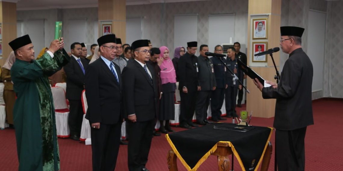 2 Pejabat Pimpinan Tinggi Pratama Resmi Dlantik Walikota