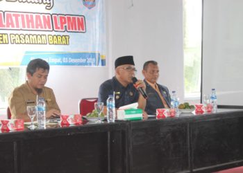 Bupati Yulianto Buka Pelatihan LPMN.Nagari Defenitif