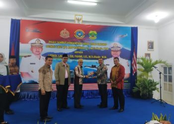 Pisah Sambut Danlanal Dabo Sengkep Sukses & Danlancar