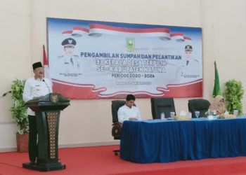 Hamid Ingatkan 33 Kades Untuk Dapat Kelola Anggaran Dengan Baik.