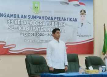 Ketua DPRD Natuna Harapkan 33 Kades Baru Dapat Bekerja Profesional