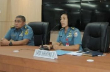 Segenap Prajurit & PNS TNI AL Kepri Ikuti Sosialisasi Uji Coba Analisa Beban Kerja