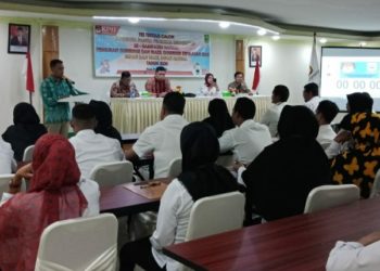 KPU Natuna Lakukan Tes Tertulis Untuk 189 Calon PPK