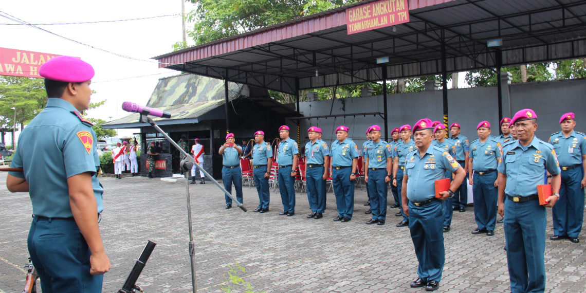 Upacara Pelepasan Wisuda Purna Bhakti Dipimpin Danlantamal IV