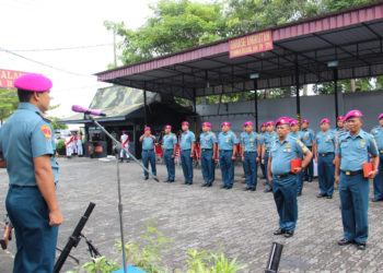Upacara Pelepasan Wisuda Purna Bhakti Dipimpin Danlantamal IV