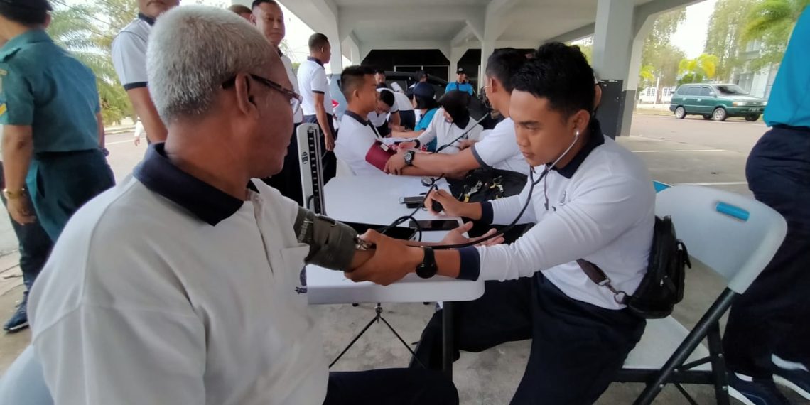 Segenap Prajurit dan PNS Lantamal IV Ikut Tes Garjas