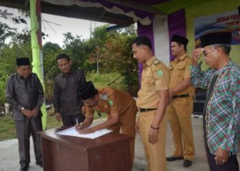 Sertijab Kades Cemaga Bunguran Selatan Penuh Kekeluargaan