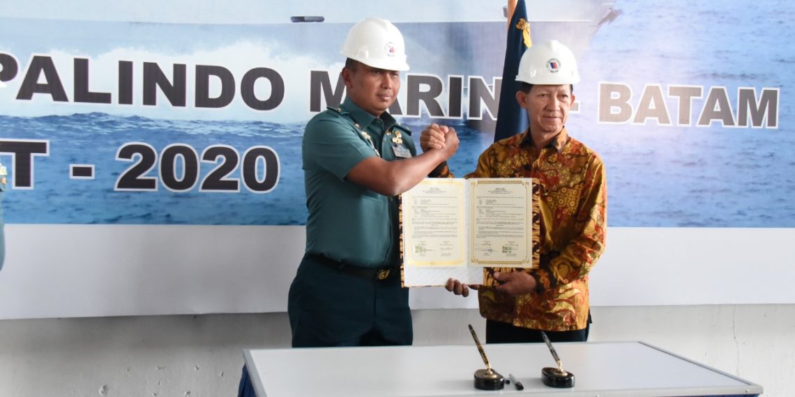 TNI AL Bangun 2 Kal di PT.Palindo Shiard Marine Batam