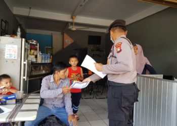 Polda Kepri Himbau Masyarakat Untuk Mencegah Covid-19 Dalam Operasi Seligi 2020.