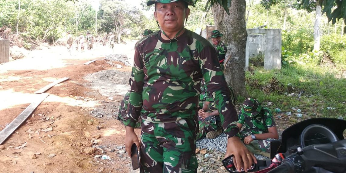 15 Hari TMMD 107 Kodim 0315/Bintan Pengerjaan Jalan Tanjung Siambang Capai 60%