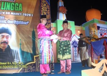 Malam Taqruf MTQ ke VIII 2020 Tingkat Kabupaten Lingga Wujud Mempersatukan Umat Islam