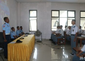 Lanud RSA Sosialisasi Bahaya Narkoba Kepada Paskibra Natuna.