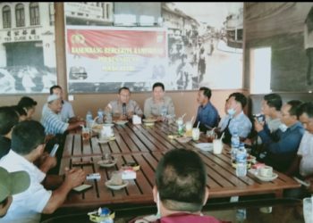 Puluhan Wartawan Ngopi Bersama Dengan Kapolres Natuna