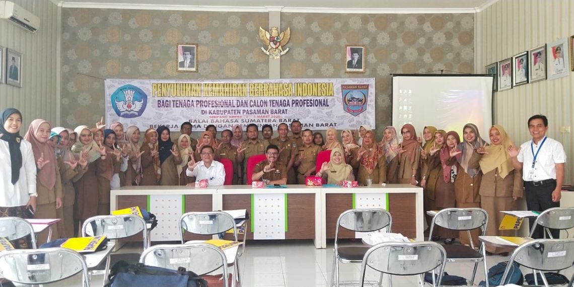 Pemda Pasbar Datangkan Balai bahasa Sumbar Demi terwujudnya Kemahiran Berbahasa