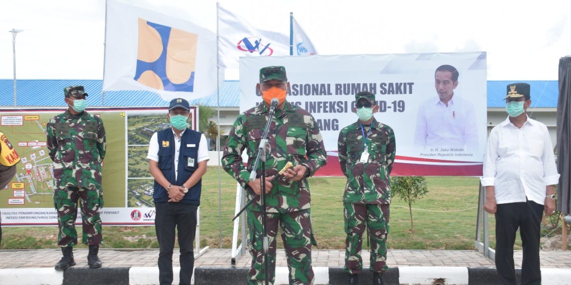 Pangkogabwilhan 1 Resmikan RS. Khusus Infeksi Vovid 19 Digalan