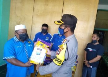 Peduli Wartawan Perbatasan Kapolres Kunjungi PWI Natuna