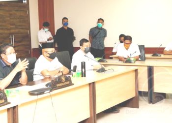 Isdianto Pimpin Rakor Optimalisasi BUMN Dalam Upaya Percepatan Penanganan Covid-19 di Kepri,