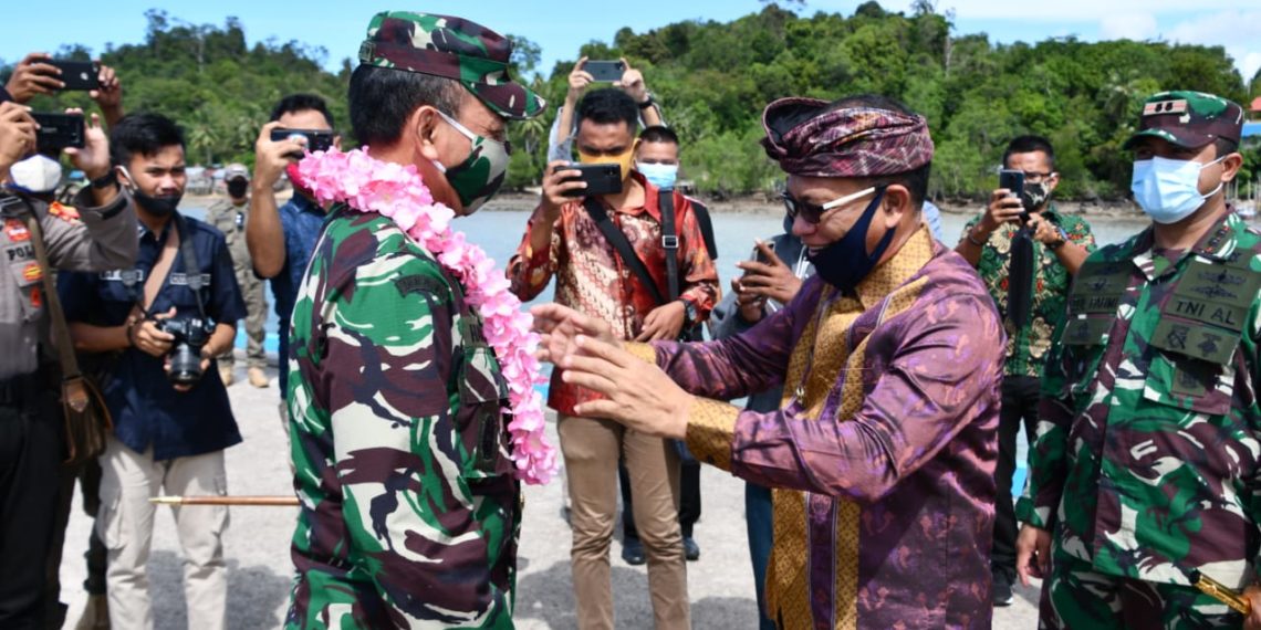 Danrem 033/WP Kepri Tinjau Rencana Pembangunan Makodim di Kabupaten Lingga.