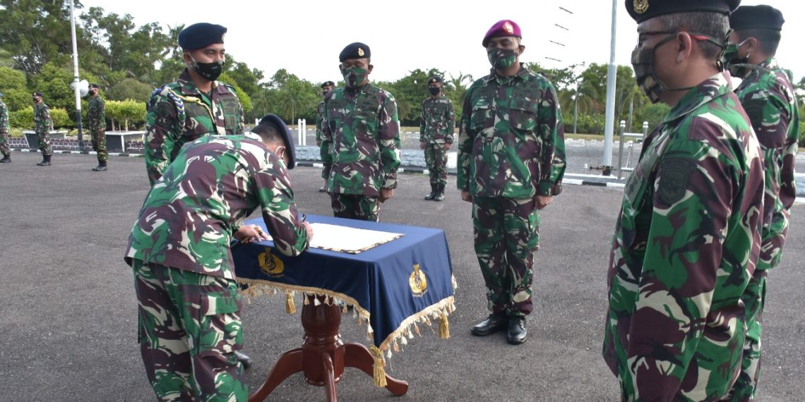 Setijab Wadan Lantamal IV Tanjungpinang, Upacara Dipimpin Dalantamal IV