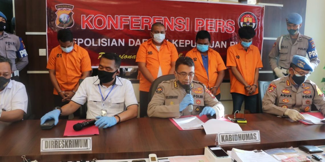 Sendikat Penipuan dan Penggelapan Puluhan Unit Mobil Diringkus Jajaran Polda Kepri