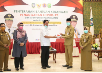 Pemko Tanjungpinang terima Bantuan dari Pemprov Kepri Untuk Menagani Covid 19