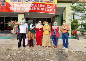 Pasien covid 19 di Agam Dinyatakan Sembuh