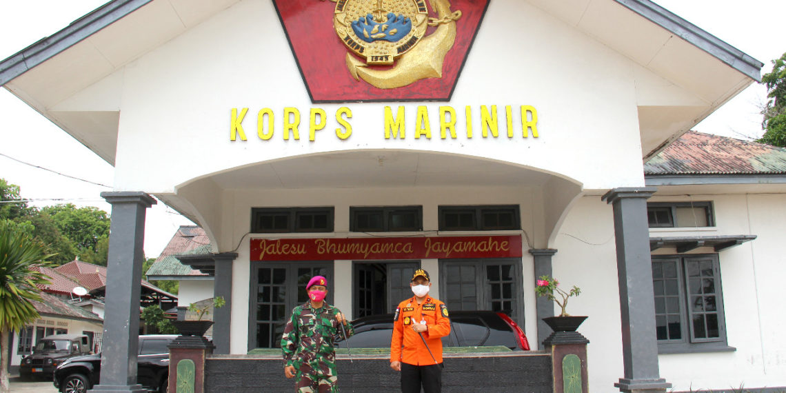 Komandan Yonmarhanlan IV Terima Kunjungan Kakansar TPI