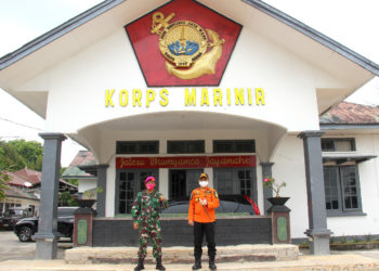 Komandan Yonmarhanlan IV Terima Kunjungan Kakansar TPI