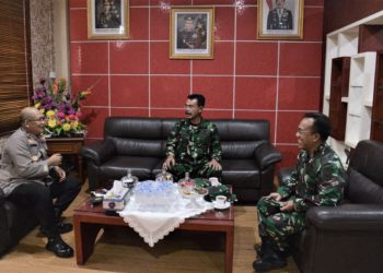 Danlantamal IV Kunjungi Kapolda Kepri dan Walikota Batam