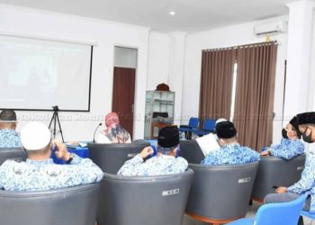 Wabup Natuna Ikuti Rakor Gugas Reforma Agraria Secara Vidcon