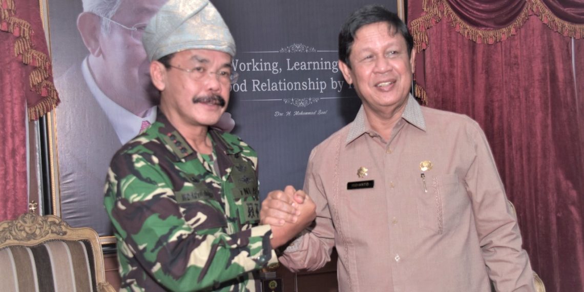 Danlantamal IV Kunjungi PLT. Gubernur Kepri