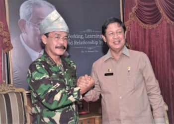 Danlantamal IV Kunjungi PLT. Gubernur Kepri