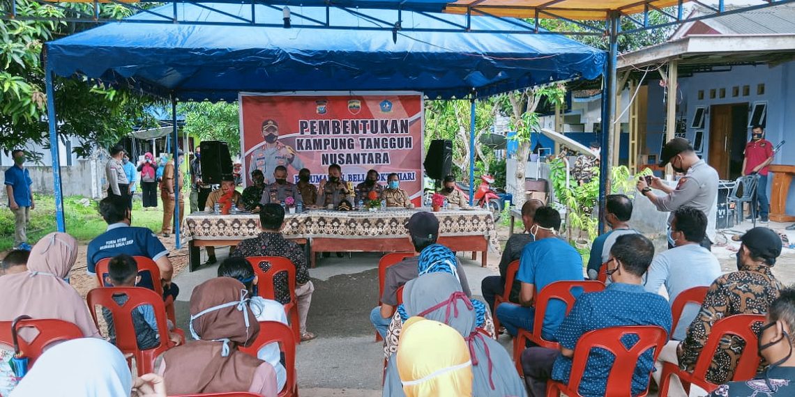 Polres Bintan dan Tim Tinjau Kampung Nusantara