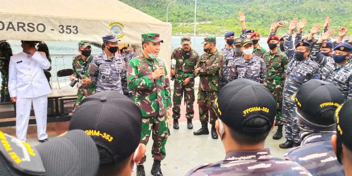 Danlantamal IV Damping Pangkoarmada I Kunker Ke Tanjung Uban & Ranai